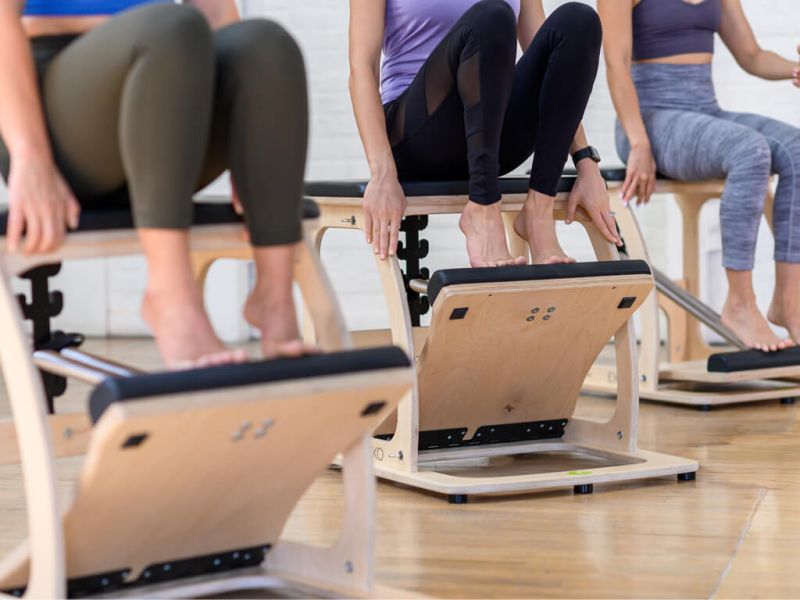 Pilates EXO Chair mit Single Pedal