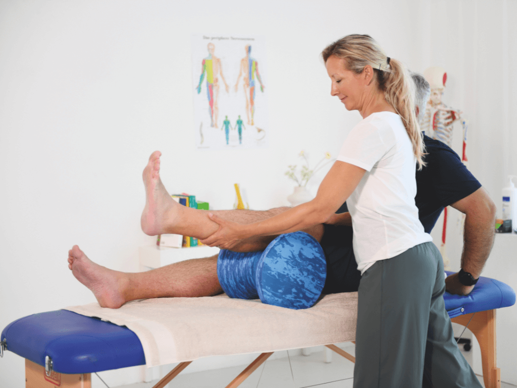 Knee Roller Anwendung