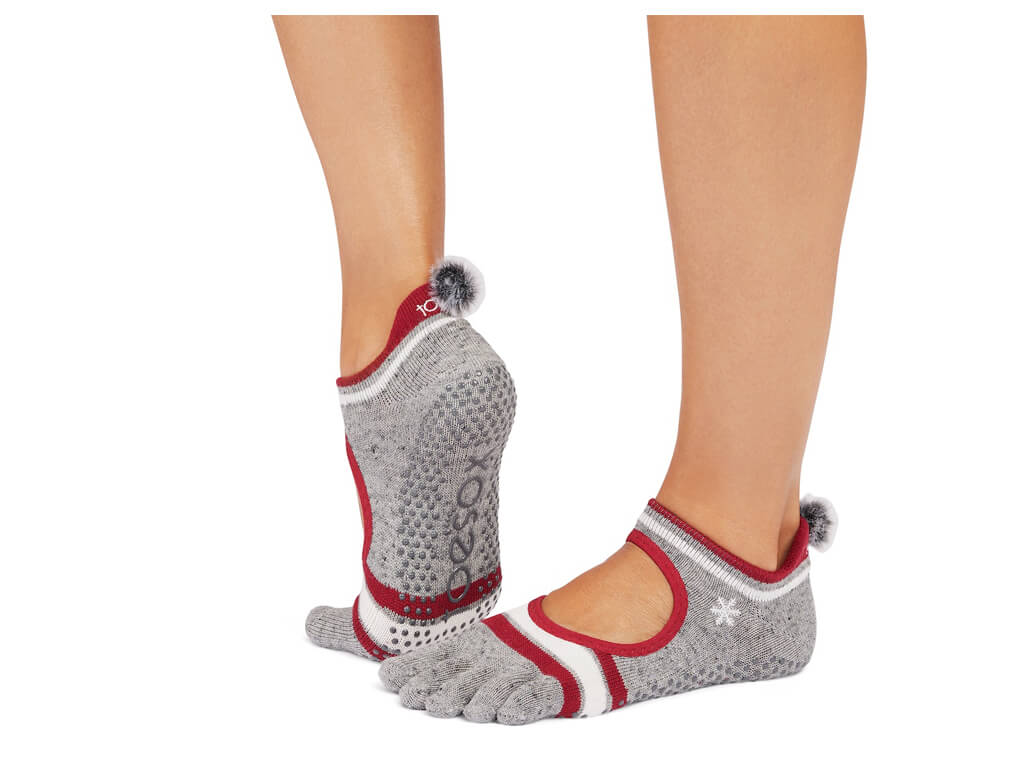 ToeSox Bellarina Full Toe Snowdrift