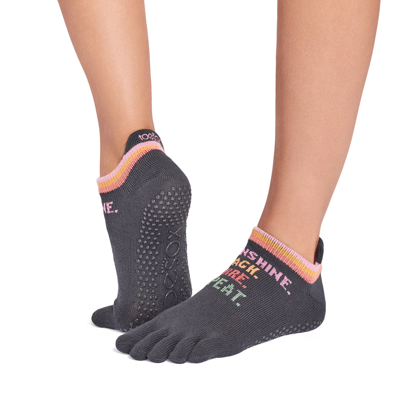ToeSox Low Rise Full Toe Summer Sun Barre