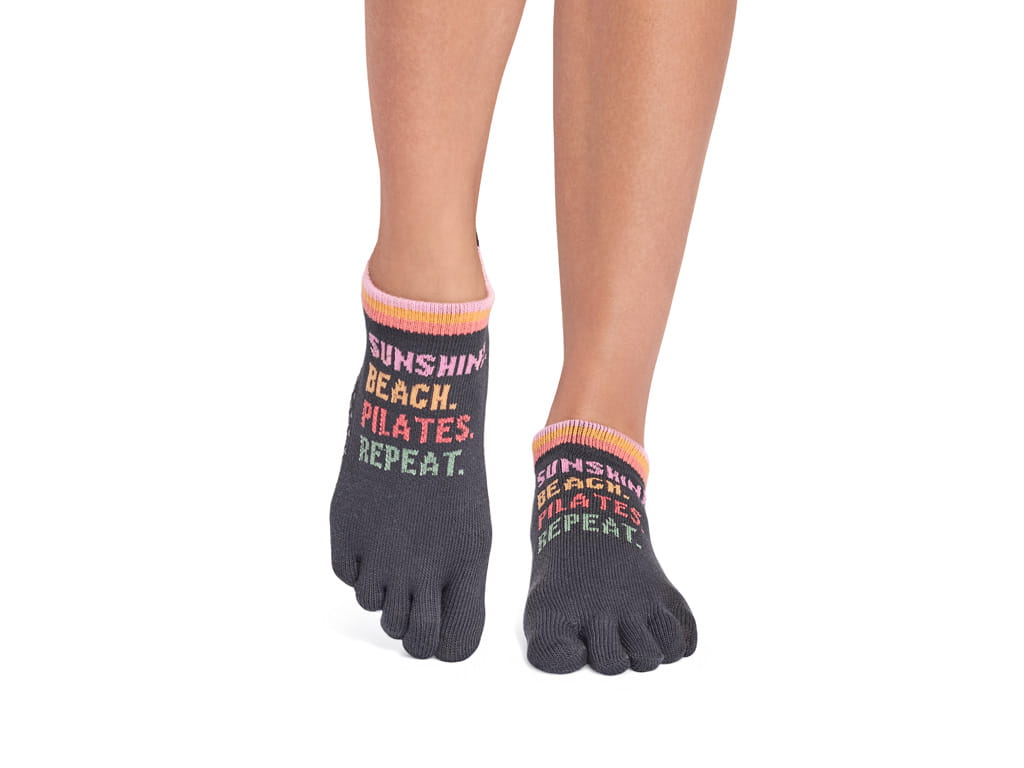 ToeSox Low Rise Full Toe Summer Sun Pilates