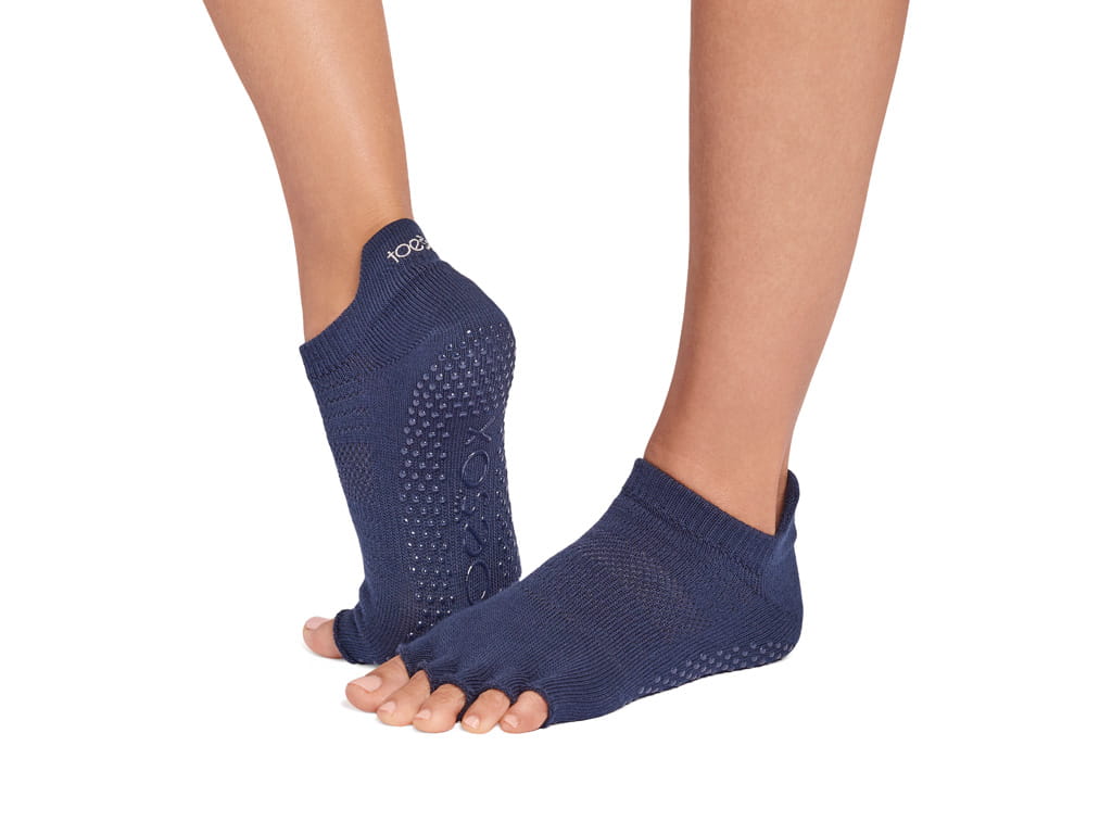 ToeSox Low Rise Half Toe Soul Blue