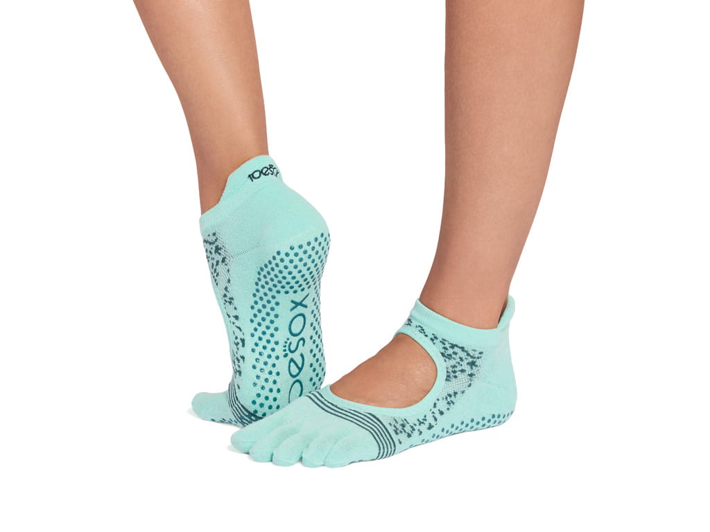 ToeSox Bellarina Full Toe Tec Aquamarine