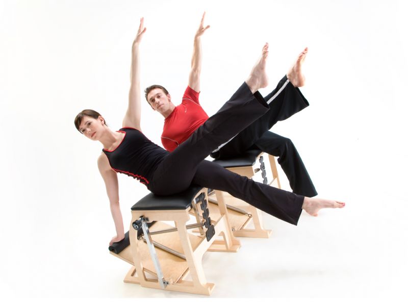 Pilates EXO Chair mit Single Pedal