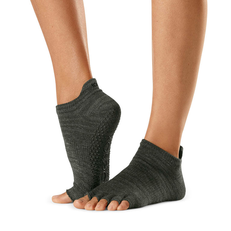 ToeSox Low Rise Half Toe Jade