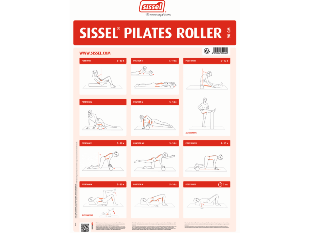 SISSEL Pilates Roller Plakat