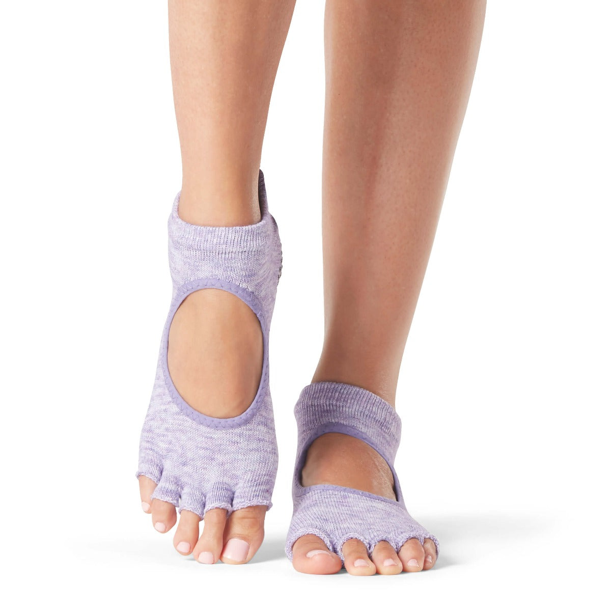 ToeSox Bellarina Half Toe Heather Purple