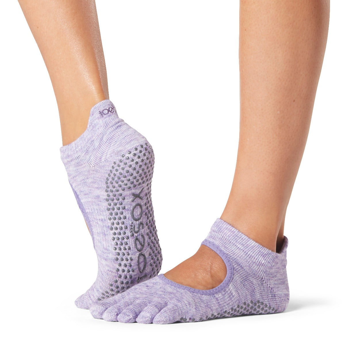 ToeSox Bellarina Heather Purple