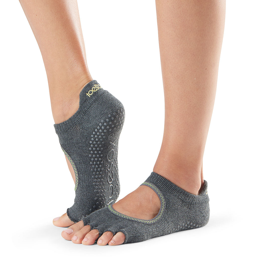 ToeSox Bellarina Charcoal Grey