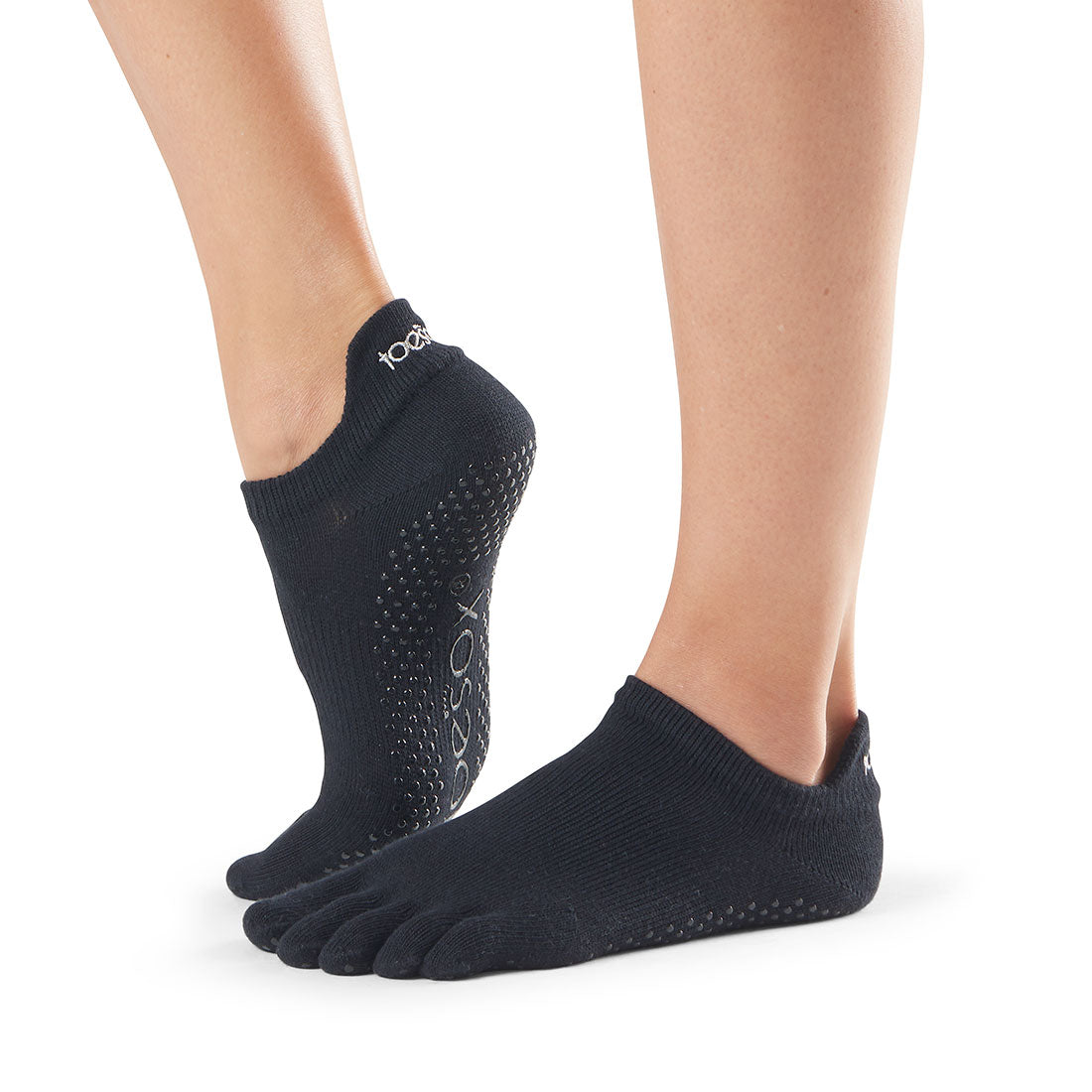 ToeSox Low Rise Full Toe Black