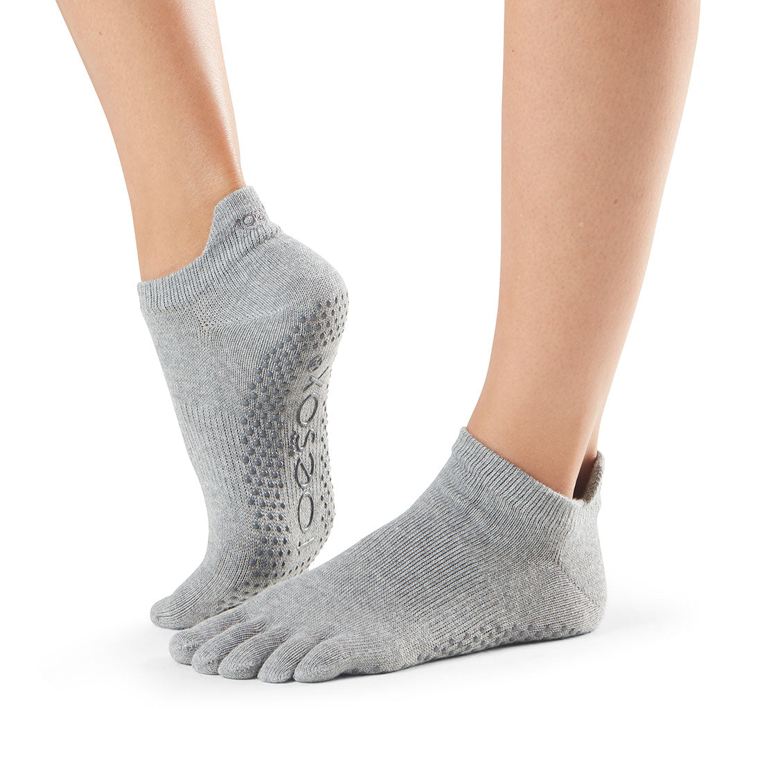 ToeSox Low Rise Heather grey
