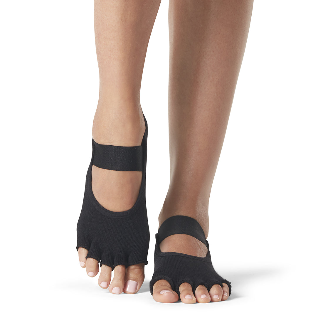 ToeSox Mia Half Toe Black
