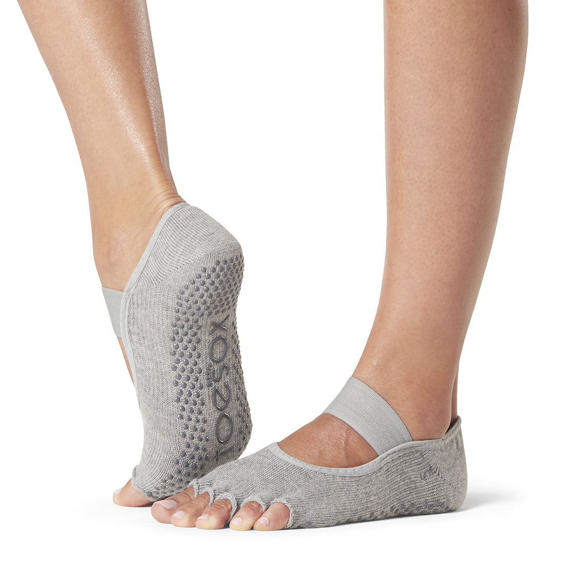 ToeSox Mia Half Toe Heather grey