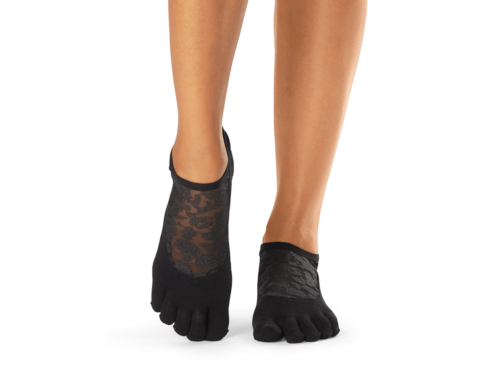 ToeSox Luna Full Toe Black shine
