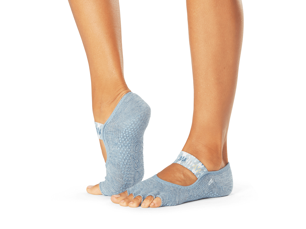 ToeSox Mia Half Toe Sky Ikat