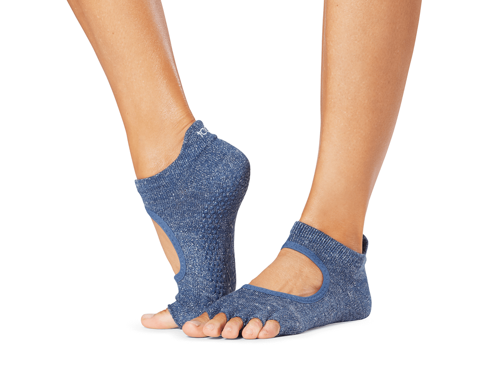 ToeSox Bellarina Half Toe Deepwater Shine