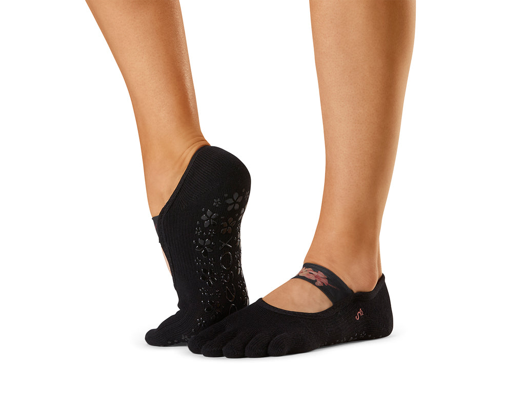 ToeSox Mia Full Toe Hibiscus Dreams