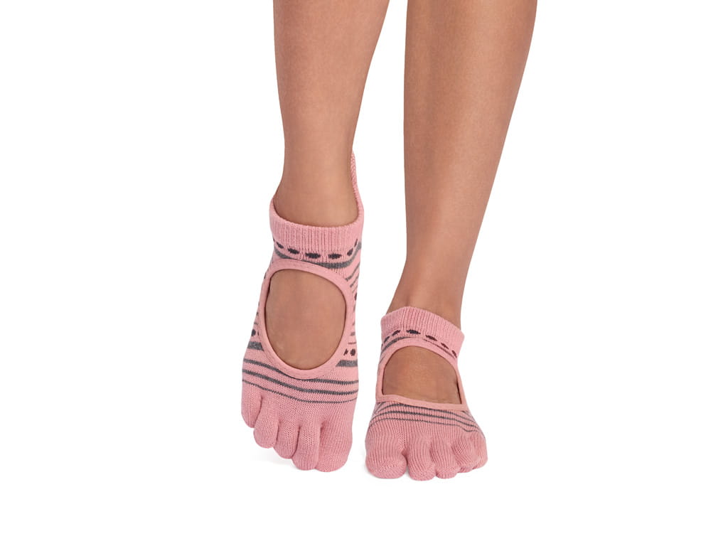 ToeSox Bellarina Full Toe Soft Red