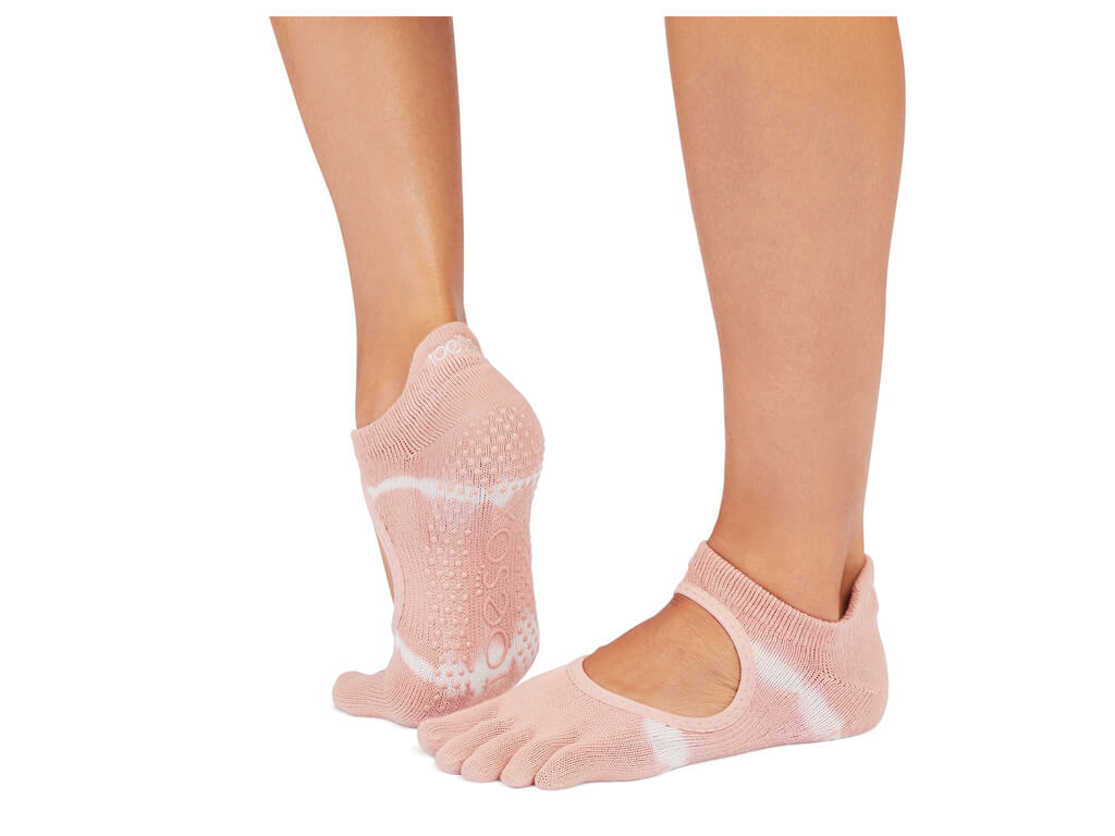 ToeSox Bellarina Full Toe Petal Tie Dye Stripe