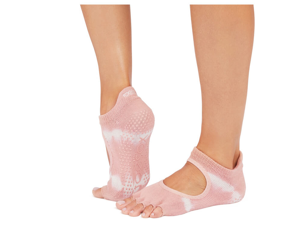 ToeSox Bellarina Half Toe Petal Tie Dye Stripe