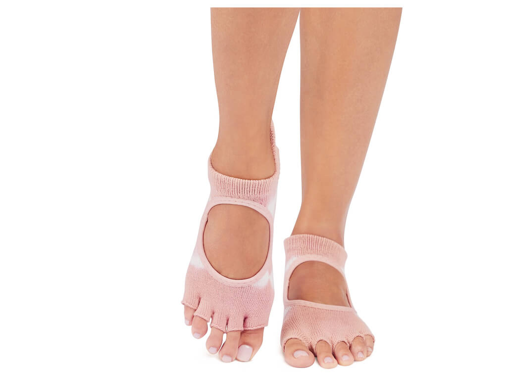 ToeSox Bellarina Half Toe Petal Tie Dye Stripe