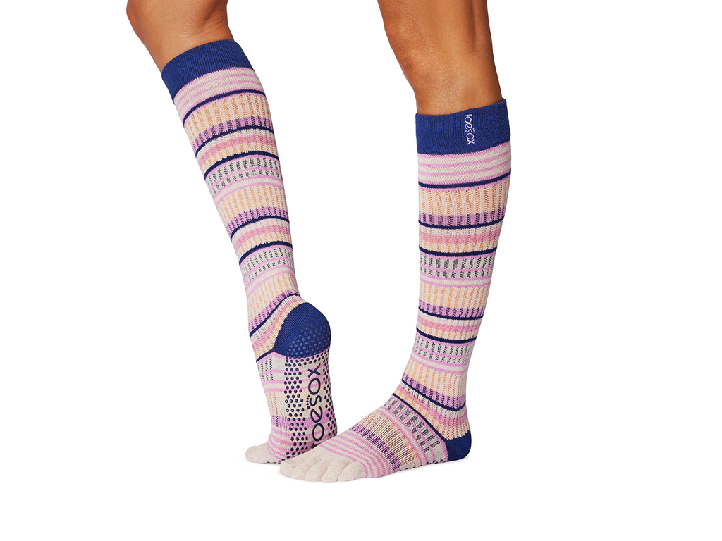ToeSox Scrunch Full Toe Knee High Eventide