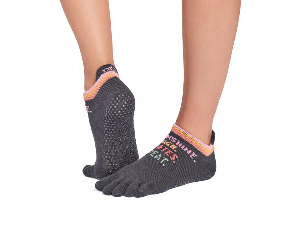ToeSox Low Rise Full Toe Summer Sun Pilates