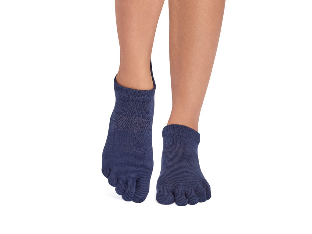 ToeSox Low Rise Full Toe Soul Blue
