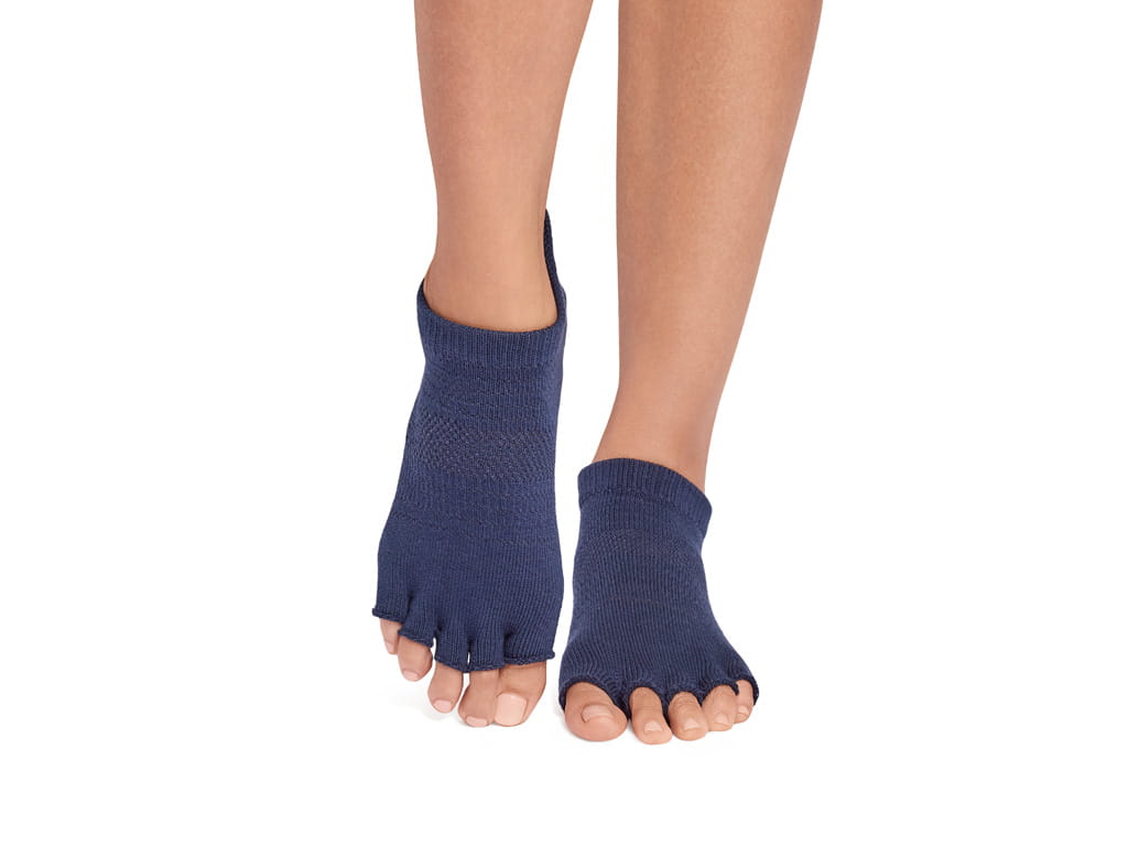 ToeSox Low Rise Half Toe Soul Blue