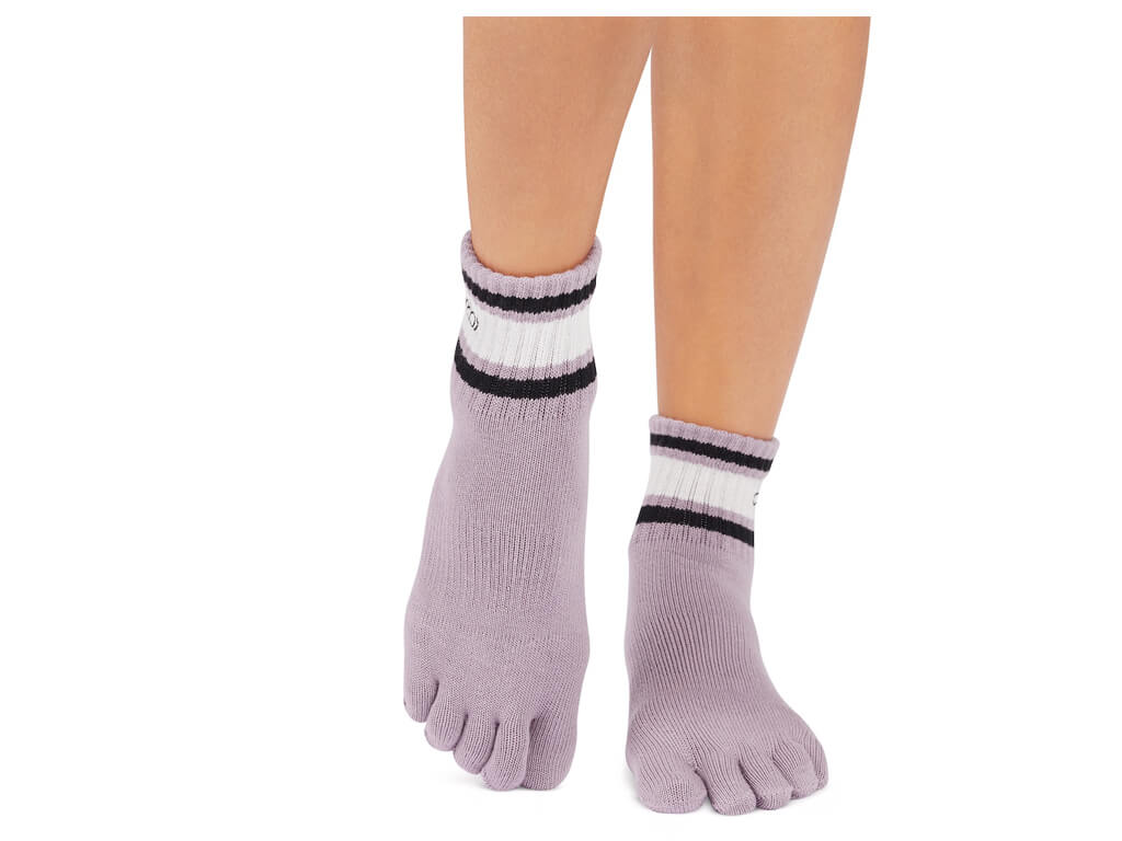 ToeSox Melody Full Toe Lavender Mist Stripe