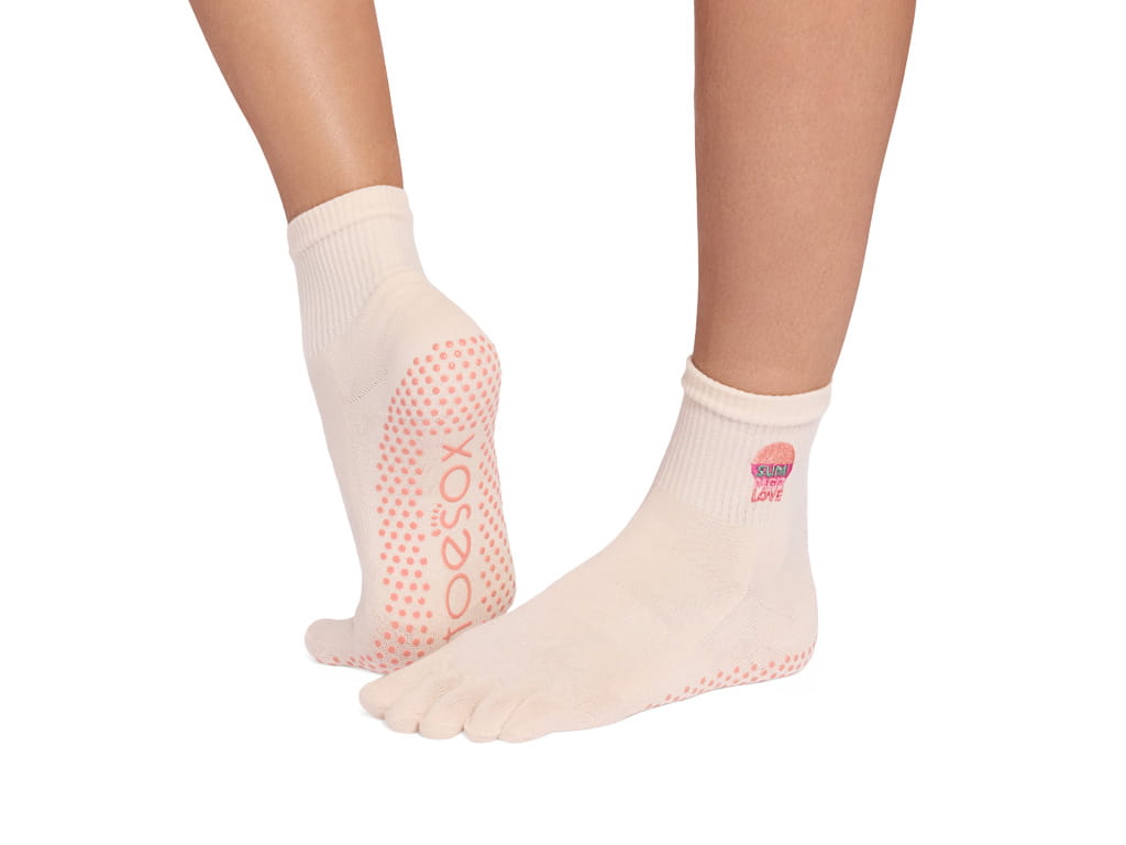 ToeSox Melody Full Toe Ultra Fine Knit Summer Love
