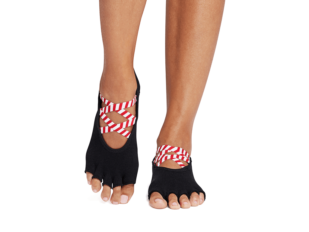ToeSox Elle Candy Cane Lane