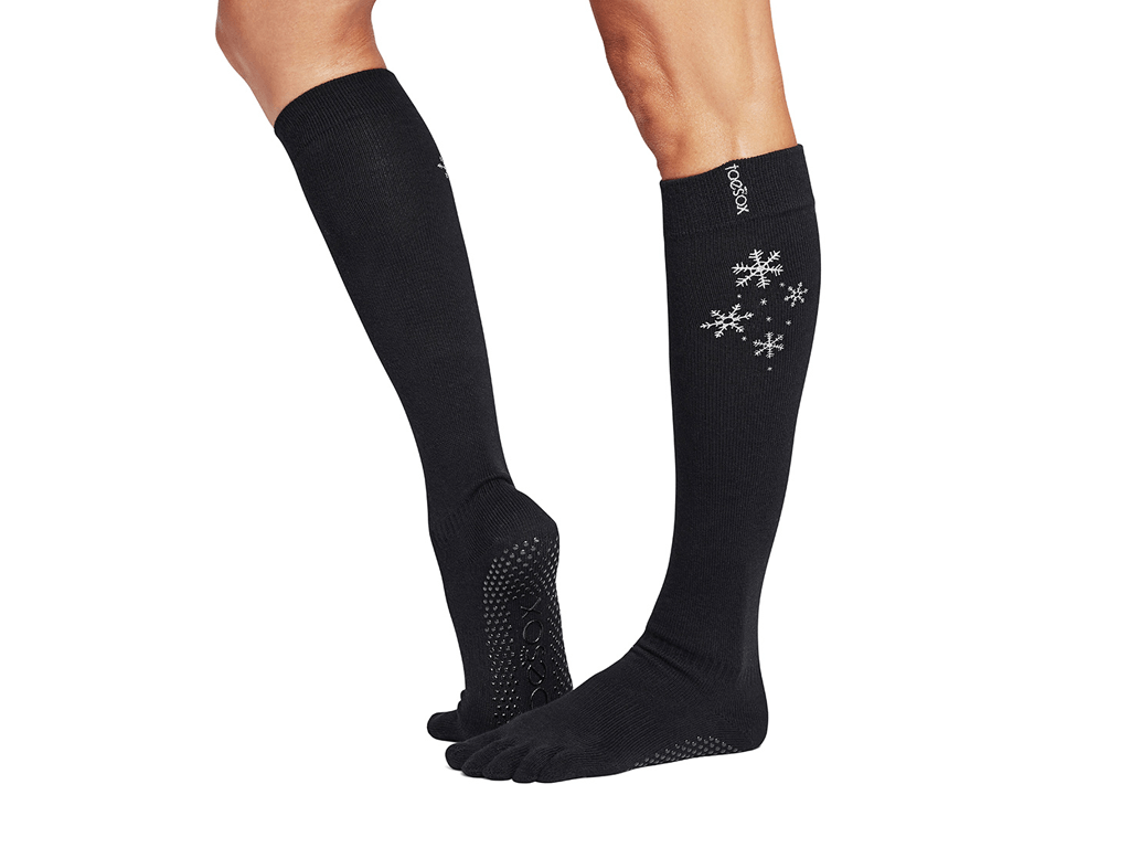 ToeSox Knee High Snowflurry