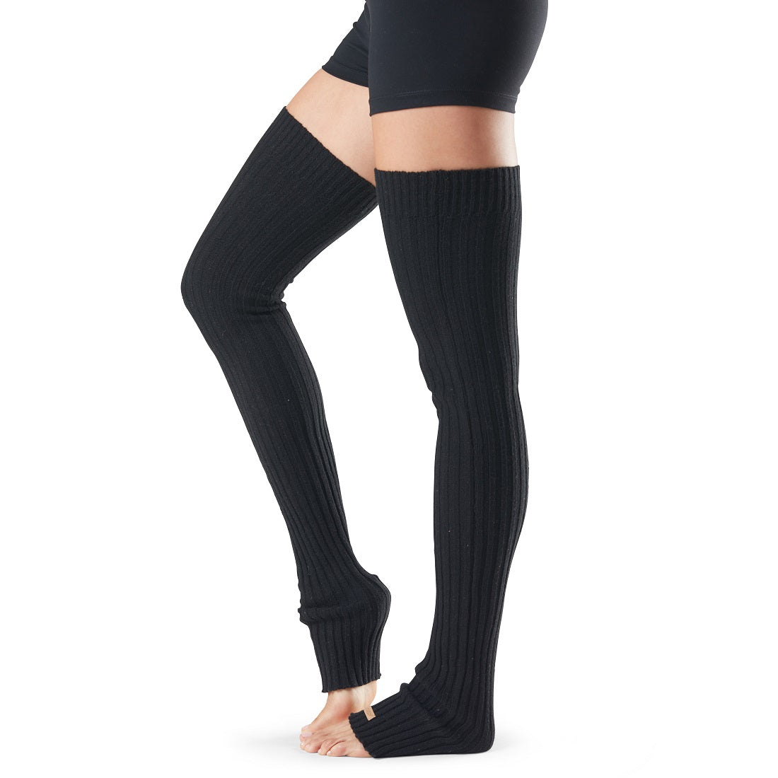 Legwarmers Thigh High Black
