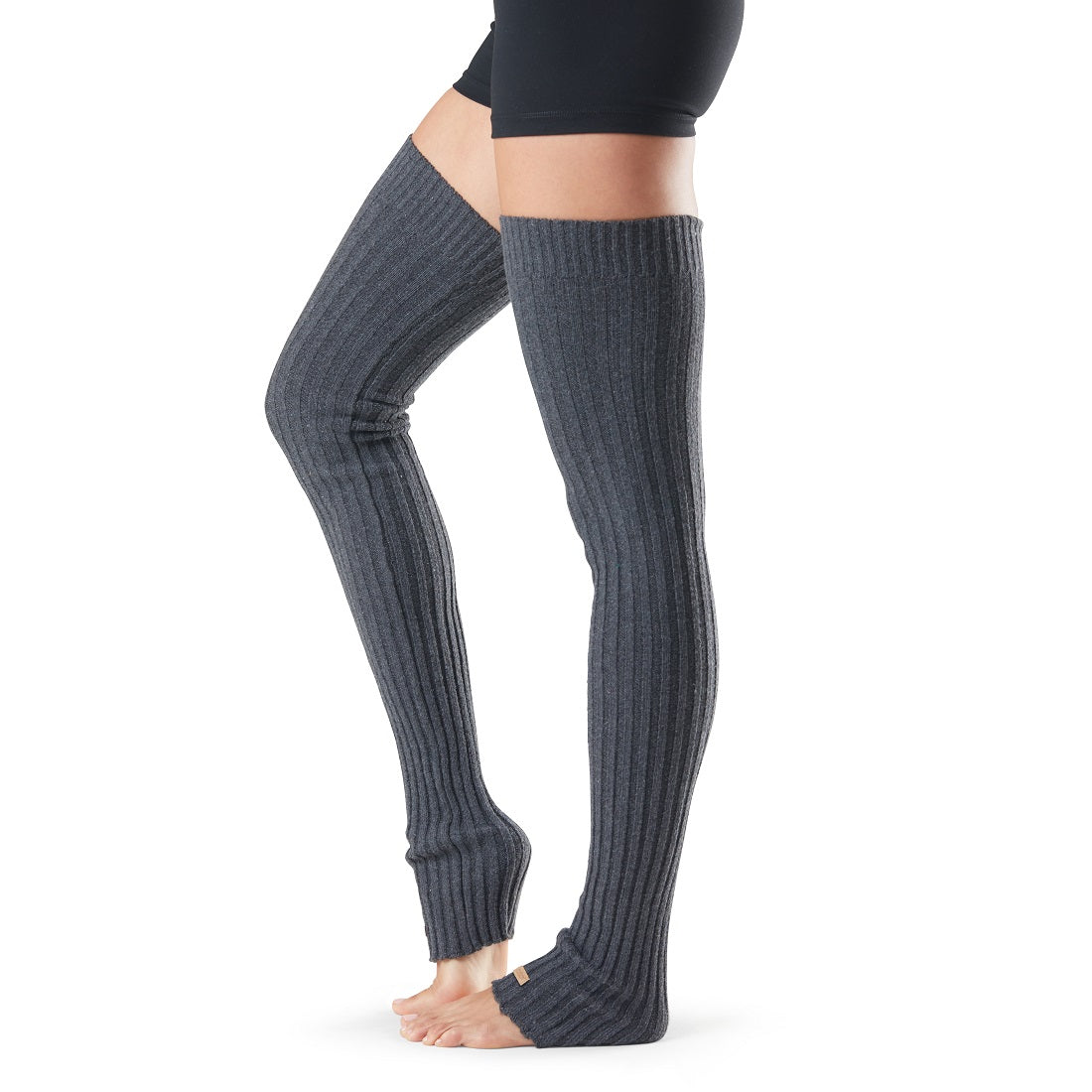 Legwarmers Thigh High Charcoal