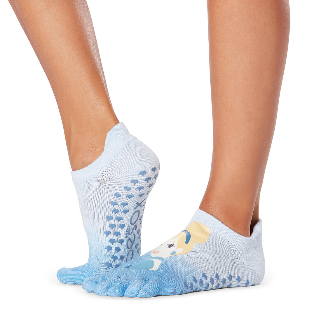 ToeSox Low Rise Full Toe Glass Slipper