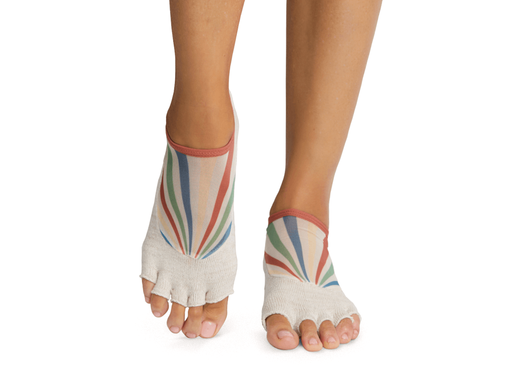 ToeSox Luna Half Toe Vintage Rainbow