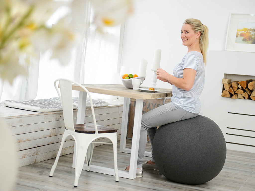 SISSEL Gym Ball Cover grau