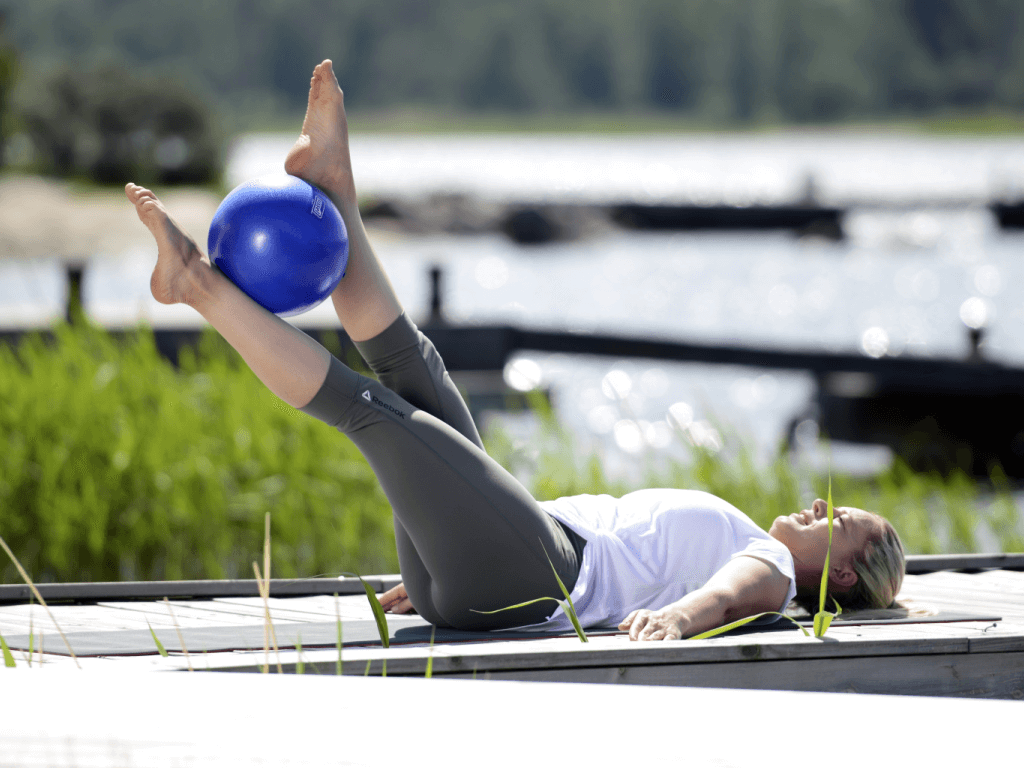 SISSEL Pilates Soft-Ball blau