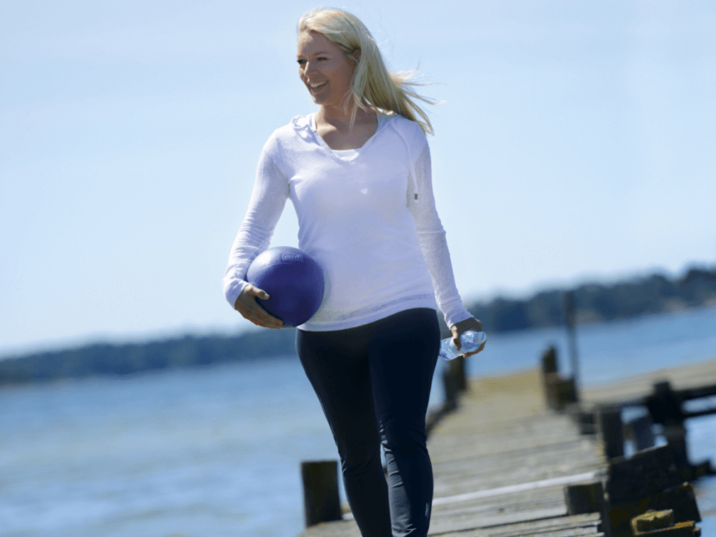 SISSEL Pilates Soft-Ball blau