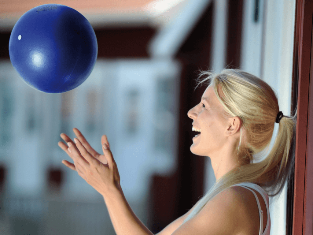 SISSEL Pilates Soft-Ball blau