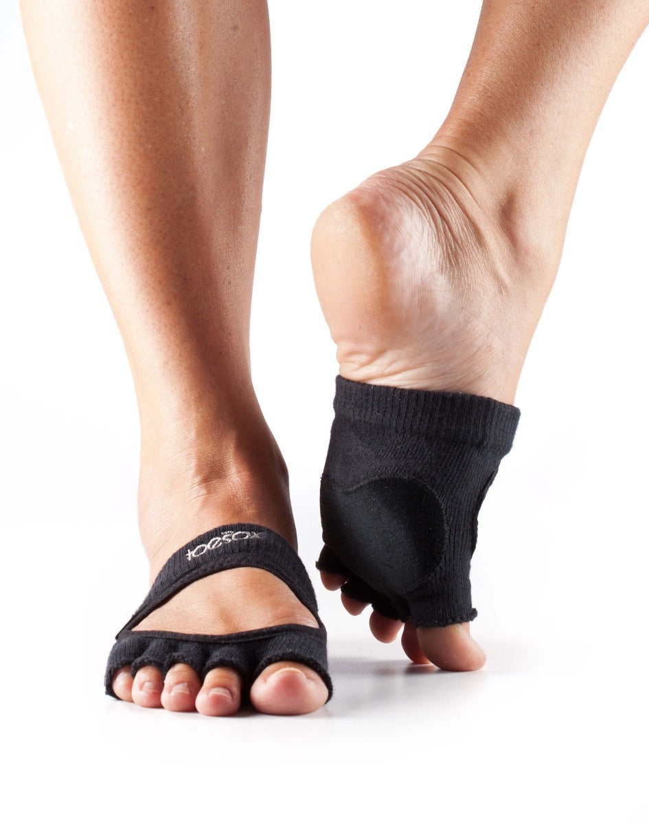 ToeSox Dance Releve Black
