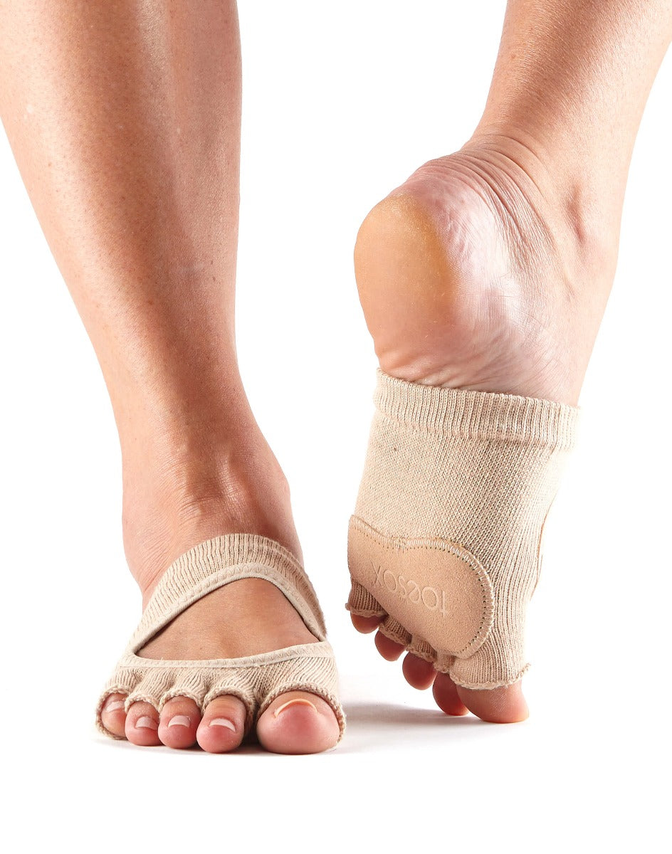 ToeSox Dance Releve Half Toe Nude