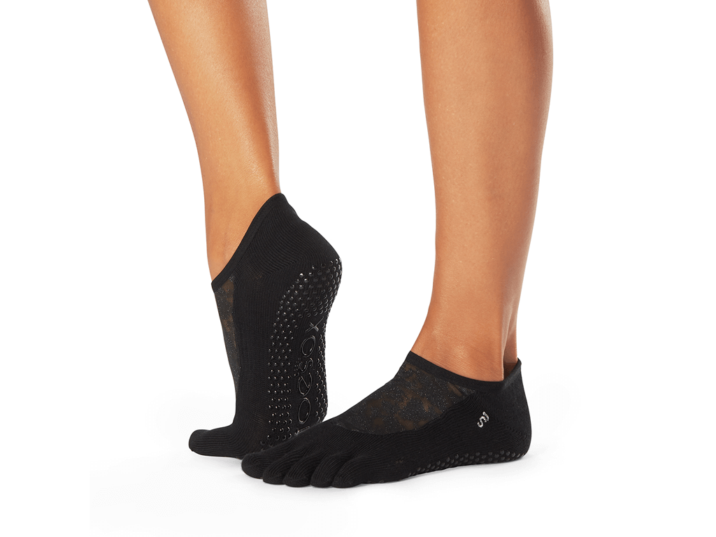 ToeSox Luna Full Toe Black Shine