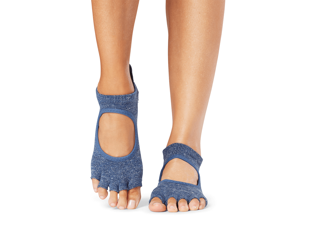 ToeSox Bellarina Half Toe Deepwater Shine