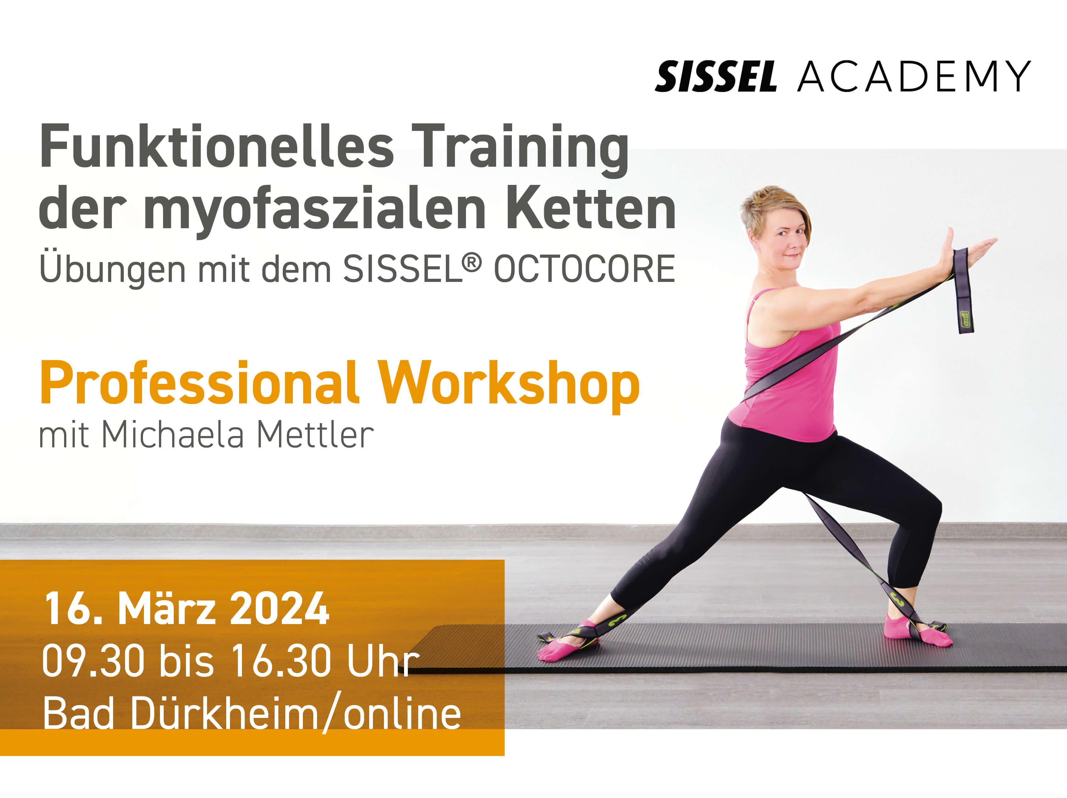 SISSEL® OCTOCORE Professional Workshop mit Michaela Mettler - 16.03.2024