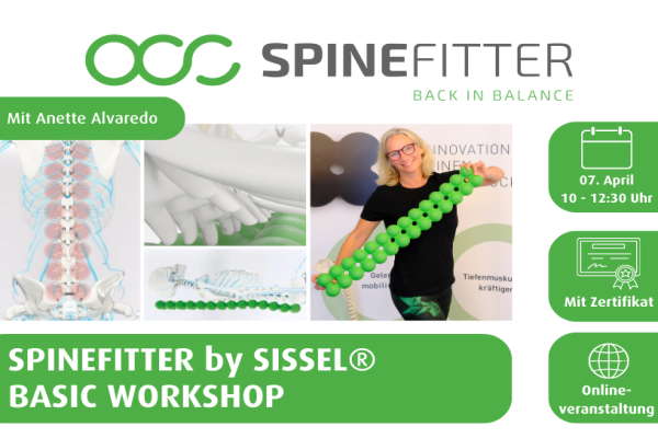 SPINEFITTER by SISSEL® - Online Basic Workshop für Trainer - mit Anette Alvaredo - 07.04.2024
