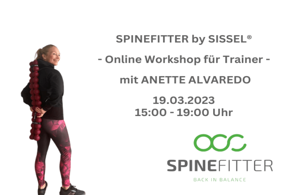 SPINEFITTER by SISSEL® - Online Workshop für Trainer - mit Anette Alvaredo - 19.03.2023